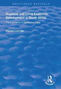 Regional and Local Economic Development in South Africa : The Experience of the Eastern Cape (Routledge Revivals)