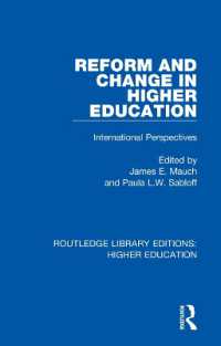 Reform and Change in Higher Education : International Perspectives (Routledge Library Editions: Higher Education)