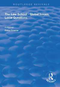 The Law School - Global Issues, Local Questions (Routledge Revivals)