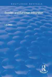 Sweden and European Integration (Routledge Revivals) -- Hardback
