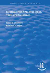 Strategic Planning: Processes, Tools and Outcomes (Routledge Revivals)