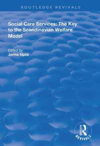 Social Care Services : The Key to the Scandinavian Welfare Model (Routledge Revivals)
