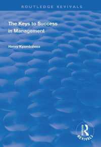 The Keys to Success in Management (Routledge Revivals)