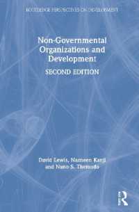 NGOと開発（第２版）<br>Non-Governmental Organizations and Development (Routledge Perspectives on Development) （2ND）