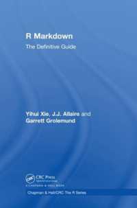 R Markdown : The Definitive Guide (Chapman & Hall/crc the R Series)