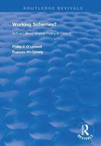 Working Schemes? : Active Labour Market Policy in Ireland (Routledge Revivals)