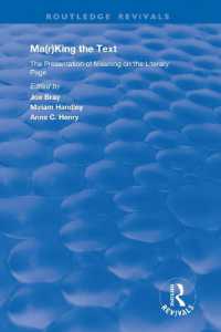 Ma(r)king the Text : The Presentation of Meaning on the Literary Page (Routledge Revivals)