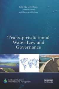 Trans-jurisdictional Water Law and Governance (Earthscan Studies in Water Resource Management)