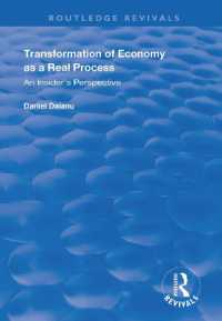 Transformation of Economy as a Real Process : An Insider's Perspective (Routledge Revivals)