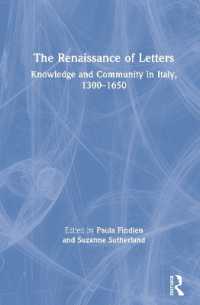 The Renaissance of Letters : Knowledge and Community in Italy, 1300-1650