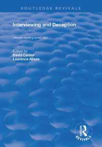 Interviewing and Deception (Routledge Revivals)