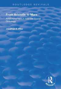 From Aristotle to Marx : Aristotelianism in Marxist Social Ontology (Routledge Revivals)
