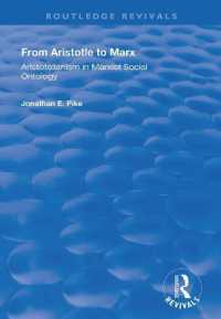 From Aristotle to Marx : Aristotelianism in Marxist Social Ontology (Routledge Revivals)