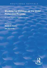 Working for Children on the Child Protection Register : An Inter-Agency Practice Guide (Routledge Revivals)
