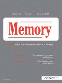 New Insights in Trauma and Memory : A Special Issue of Memory (Special Issues of Memory)