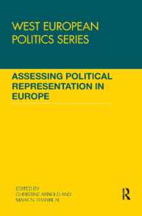 Assessing Political Representation in Europe (West European Politics)