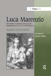 Luca Marenzio : The Career of a Musician between the Renaissance and the Counter-Reformation
