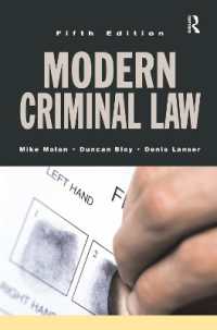 Modern Criminal Law : Fifth Edition （5TH）