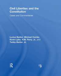 Civil Liberties and the Constitution : Cases and Commentaries （9TH）