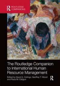ラウトレッジ版　国際人的資源管理必携<br>The Routledge Companion to International Human Resource Management (Routledge Companions in Business, Management and Marketing)
