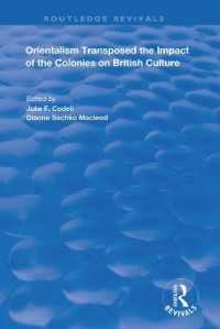 Orientalism Transposed : Impact of the Colonies on British Culture (Routledge Revivals)