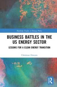 Business Battles in the US Energy Sector : Lessons for a Clean Energy Transition (Routledge Studies in Energy Policy)