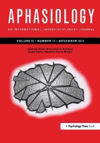 Discourse in Aphasia (Special Issues of Aphasiology)