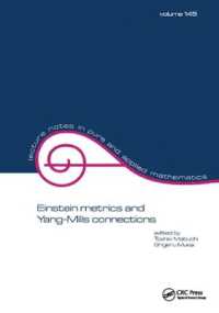 Einstein Metrics and Yang-Mills Connections (Lecture Notes in Pure and Applied Mathematics)