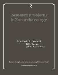 Research Problems in Zooarchaeology (Ucl Institute of Archaeology Publications)