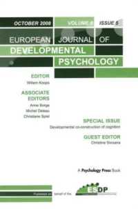 Developmental Co-construction of Cognition : A Special Issue of European Journal of Developmental Psychology (Special Issues of the European Journal of Developmental Psychology)
