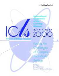 International Conference of the Learning Sciences : Facing the Challenges of Complex Real-world Settings