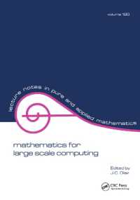 Mathematics for Large Scale Computing (Lecture Notes in Pure and Applied Mathematics)