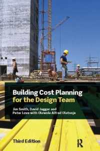 Building Cost Planning for the Design Team （3RD）