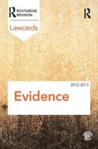 Evidence Lawcards 2012-2013 (Lawcards) （7TH）