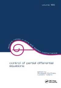 Control of Partial Differential Equations (Lecture Notes in Pure and Applied Mathematics)