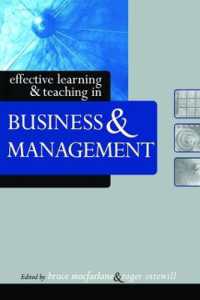 Effective Learning and Teaching in Business and Management (Effective Learning and Teaching in Higher Education)