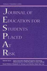 Direction instruction Reading Programs : Examining Effectiveness for at-risk Students in Urban Settings: a Special Issue of the journal of Education for Students Placed at Risk