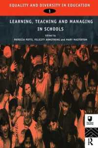 Equality and Diversity in Education 1 : Experiences of Learning, Teaching and Managing Schools (Developing Inclusive Curricula: Equality and Diversity in Education)