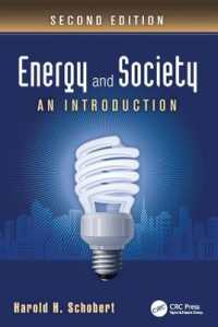 Energy and Society : An Introduction, Second Edition （2ND）