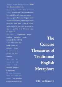 Concise Thesaurus of Traditional English Metaphors