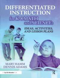 Differentiated Instruction for K-8 Math and Science : Ideas, Activities, and Lesson Plans