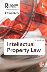 Intellectual Property Lawcards 2012-2013 (Lawcards) （8TH）