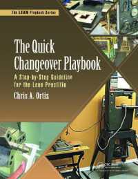 The Quick Changeover Playbook : A Step-by-Step Guideline for the Lean Practitioner (The Lean Playbook Series)
