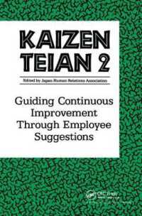 Kaizen Teian 2 : Guiding Continuous Improvement through Employee Suggestions