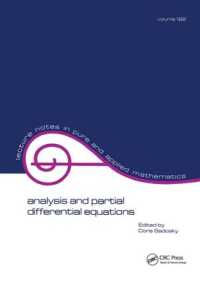 Analysis and Partial Differential Equations : A Collection of Papers Dedicated to Mischa Cotlar (Lecture Notes in Pure and Applied Mathematics)