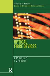 Optical Fibre Devices (Series in Optics and Optoelectronics)
