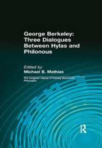 George Berkeley: Three Dialogues between Hylas and Philonous (Longman Library of Primary Sources in Philosophy)