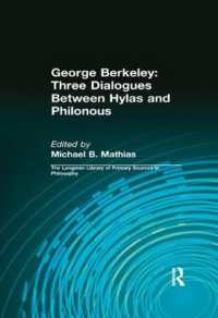 George Berkeley: Three Dialogues between Hylas and Philonous (Longman Library of Primary Sources in Philosophy)