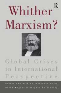 Whither Marxism? : Global Crises in International Perspective
