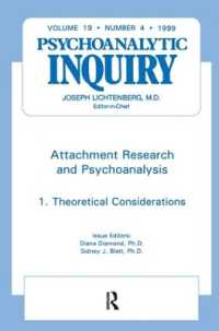 Attachment Research and Psychoanalysis : Psychoanalytic Inquiry, 19.4